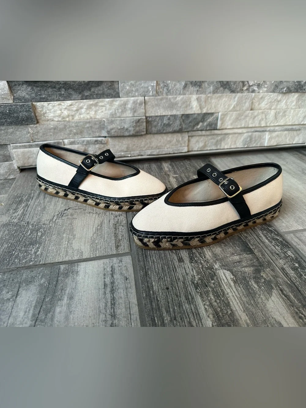 NEW Madewell Remy Mary Jane Espadrille  Size 7